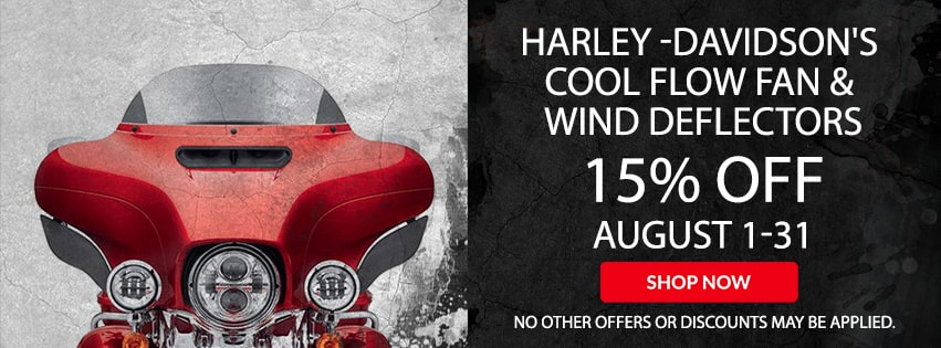 H-D Cool flow fan & Wind Deflectors